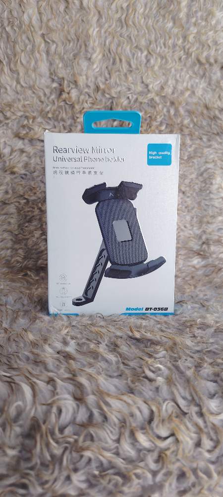 ​🏍️ Support Téléphone pour Rétroviseur (Modèle BT-036B) – La Stabilité Parfaite pour Moto &amp; Scooter !