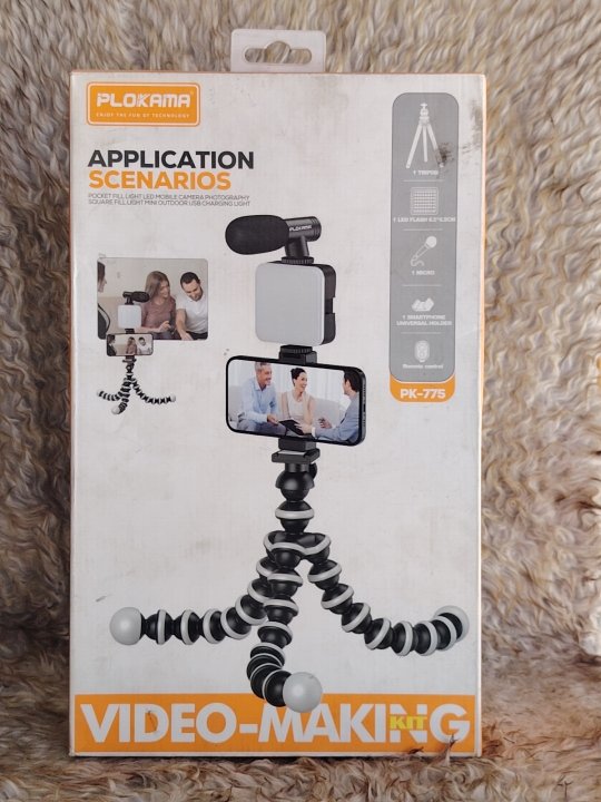 ​🌟 KIT DE TOURNAGE VIDÉO TOUT-EN-UN – PLOKAMA PK-775 🌟
