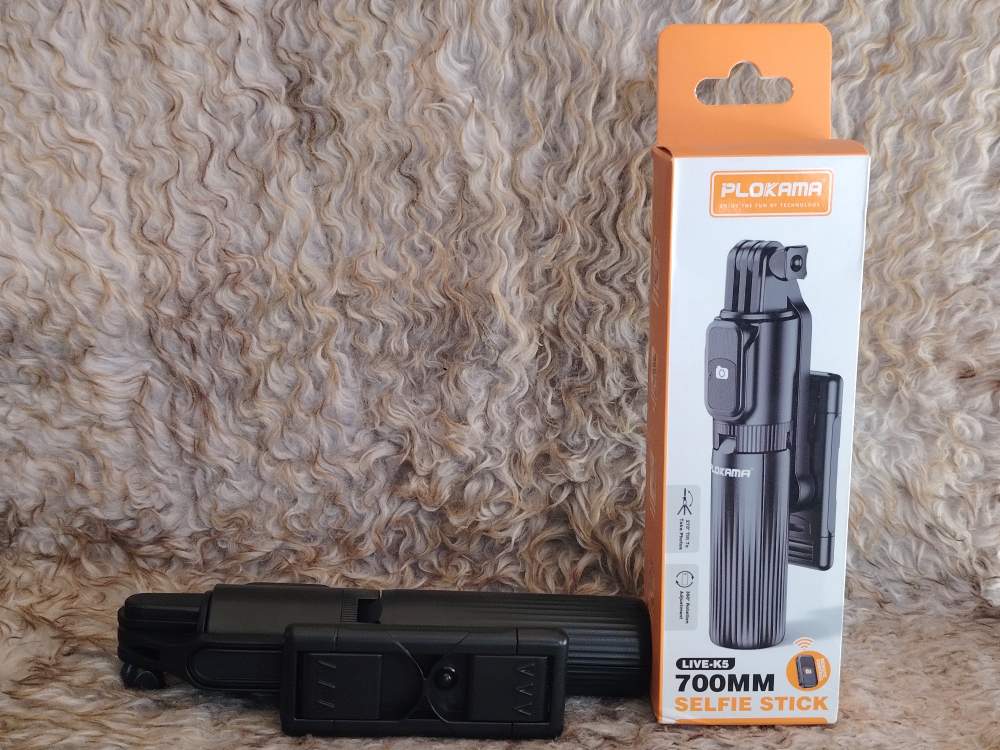 ​📸 PLOKAMA LIVE-K5 – Le Selfie Stick &amp; Trépied Tout-en-Un (700mm)