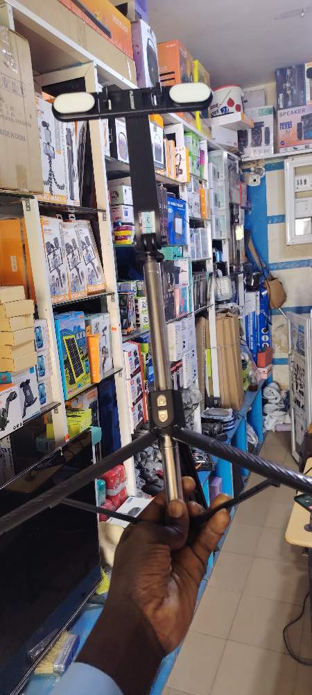 Trépied &amp; Perche à Selfie 2-en-1 PLOKAMA LIVE-K10 Pro (200 cm)