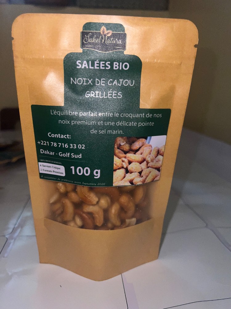 Noix de cajou bio sans conservateur ajouté 