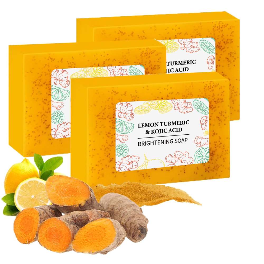 Lot de 3 savons visage — Anti‑imperfections pour peaux grasses