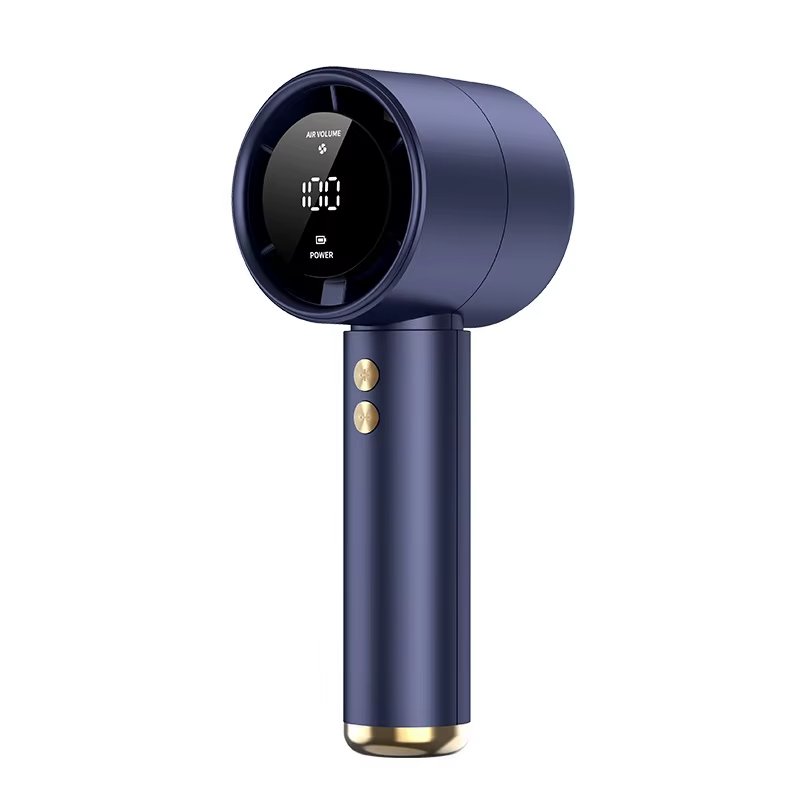 Mini ventilateur portable USB N68 — 100 vitesses, écran LED