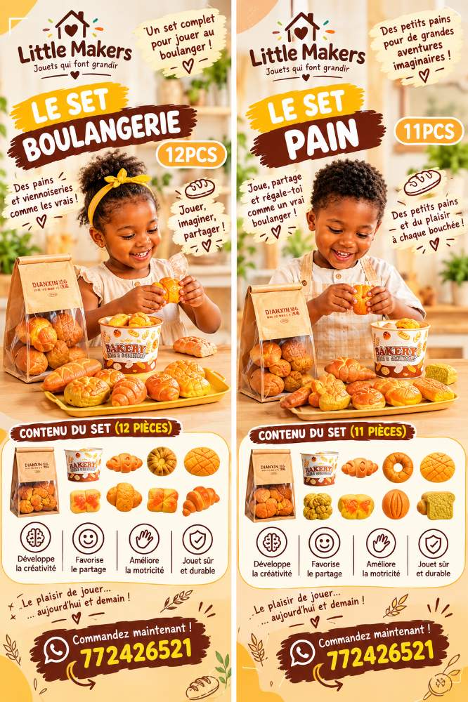 🔥 Encore plus grand, encore plus de fun ! 🍔🍕🍟 Découvrez le set Fast-Food et Boulangerie 🤩✨ Quel menu vas-tu préparer ? 😍  - Photo 4