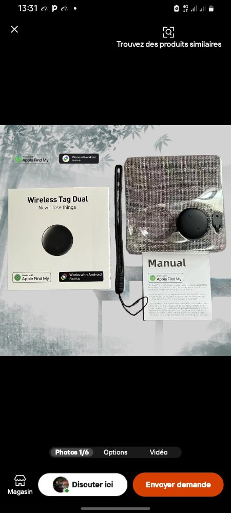 Mini gps Air tag