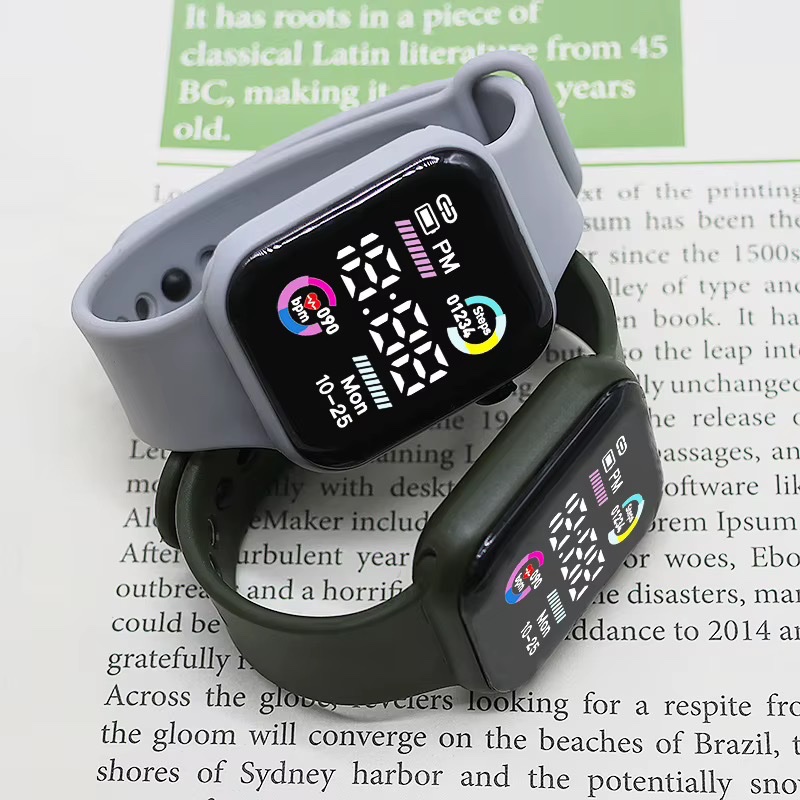 Montre électronique en plastique - Photo 4