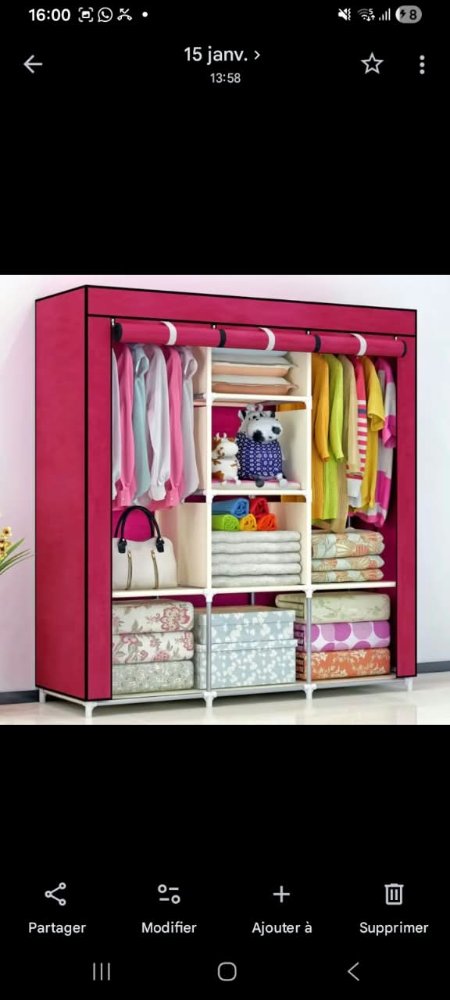 Armoir a tissu